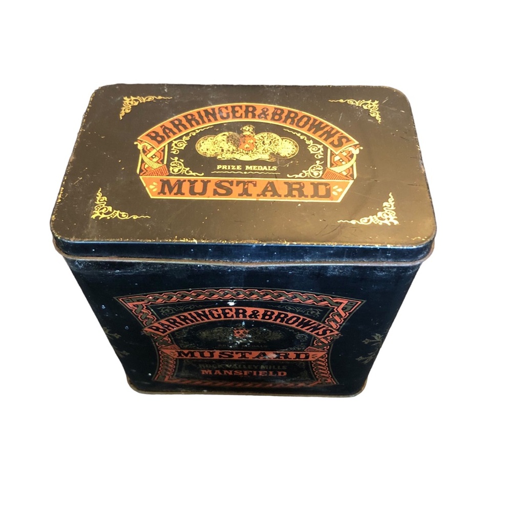 Vintage Barringer & Browns Mustard Tin - Picture 3 of 8